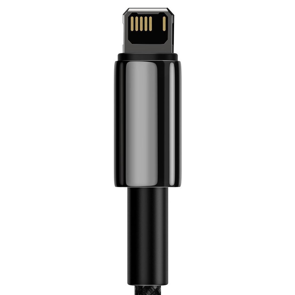Baseus Tungsten USB til Lightning-kabel 2.4A 2m sort