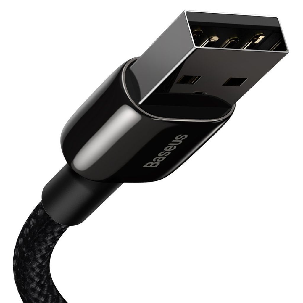 Baseus Tungsten USB til Lightning-kabel 2.4A 2m sort