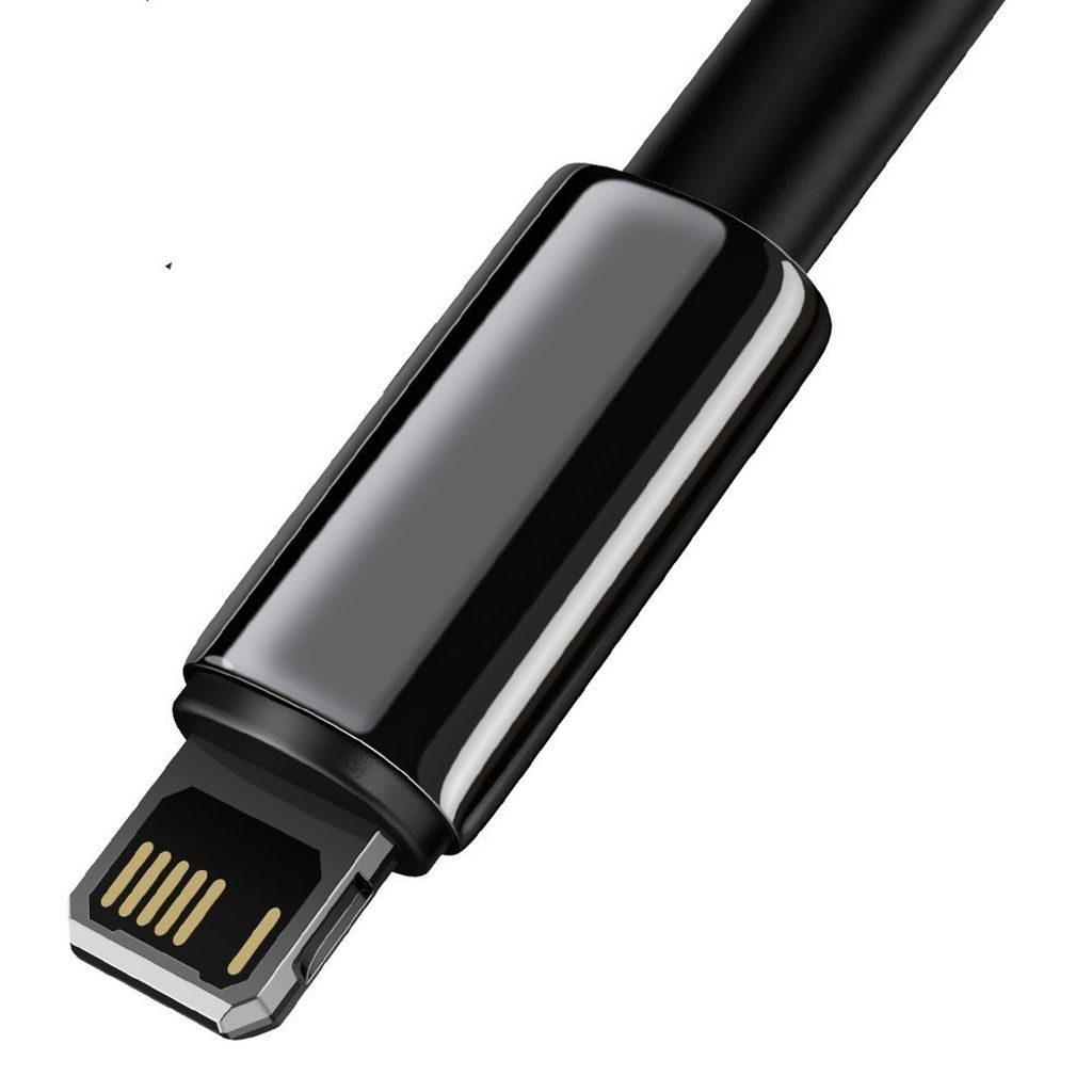 Baseus Tungsten USB til Lightning-kabel 2.4A 2m sort