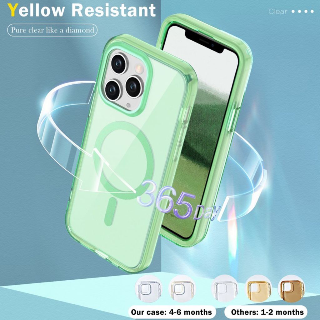 iPhone 11 Pro Max MagSafe-yhteensopiva Kuori – Vihreä