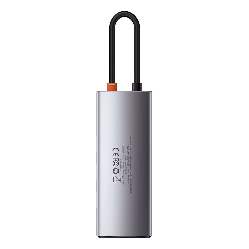 Baseus Metal Gleam Series 5-i-1 USB-C hub med HDMI og hurtiglading