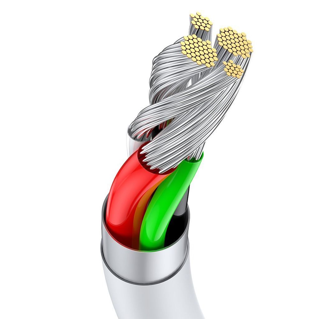 Baseus Superior USB-kaapeli 1 m, USB Type C, 66 W, valkoinen