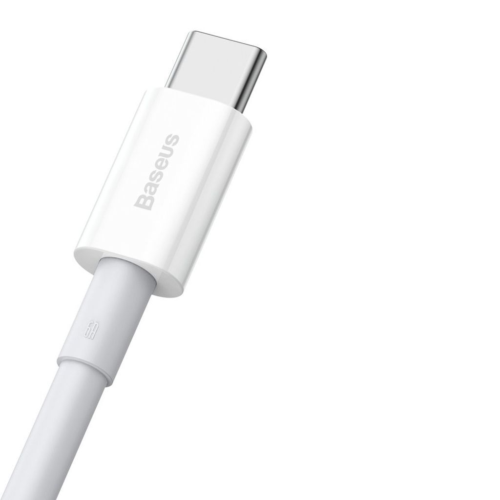 Baseus Superior USB-kaapeli 1 m, USB Type C, 66 W, valkoinen