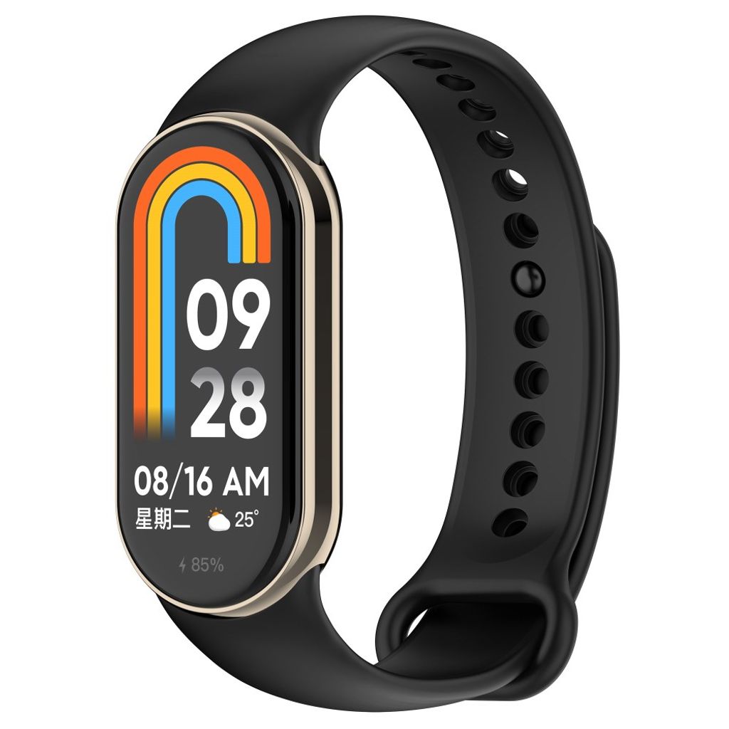 Xiaomi Smart Band 9 NFC/9/8 NFC/8 Silikone Urrem - Sort
