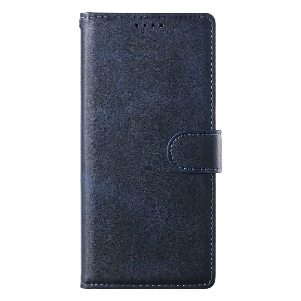 iPhone 18 Pro/17 Pro Plånboksfodral PU-läder med handledsrem – Blå