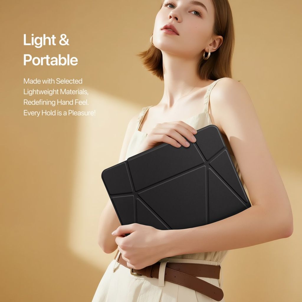DUX DUCIS Samsung Galaxy Tab S12 Ultra/S11 Ultra etc Kotelo taittuvalla jalustalla - Musta