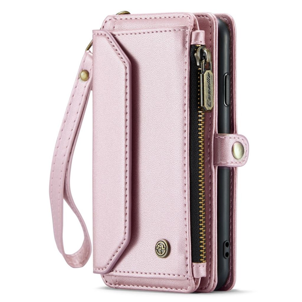 CASEME iPhone 11 Kotelo 10 Korttipaikka - Vaaleanpunainen