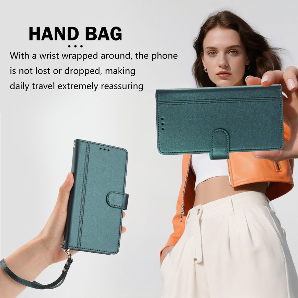 Xiaomi 17T Lompakkokotelo käsihihnalla - Tuquoise