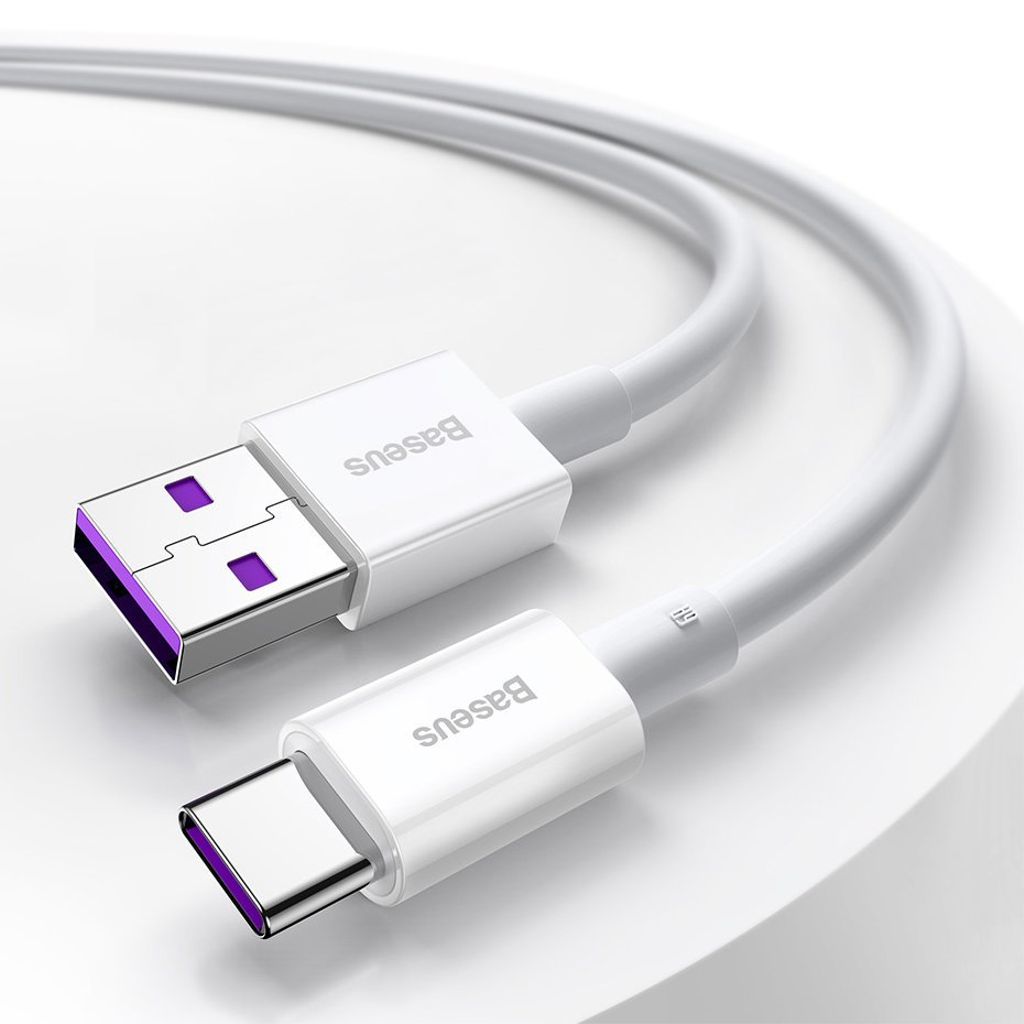 Baseus Superior USB til USB-C kabel 66 W 1 m sort – hurtigoplader & data