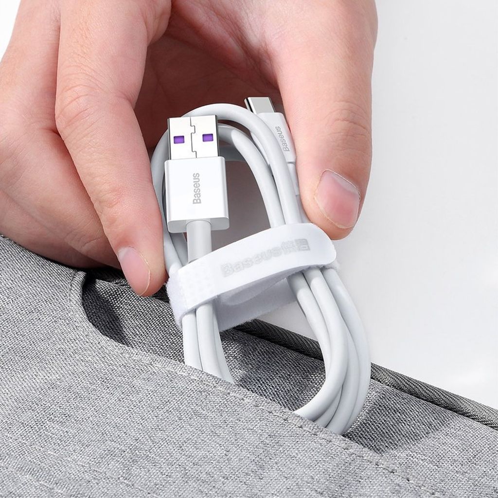 Baseus Superior USB-kabel USB-C 66 W SuperCharge 2 m svart