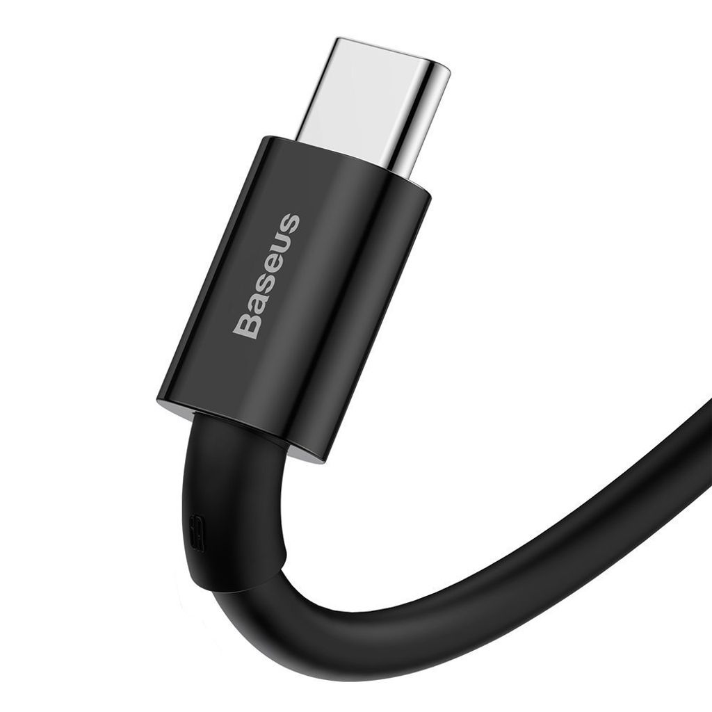 Baseus Superior USB-kabel USB-C 66 W SuperCharge 2 m svart