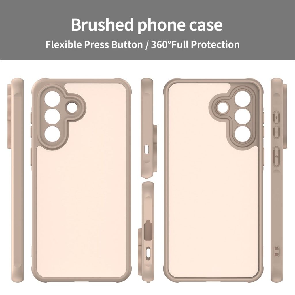 Samsung Galaxy A57 5G Skal Frostad Transparent - Orange