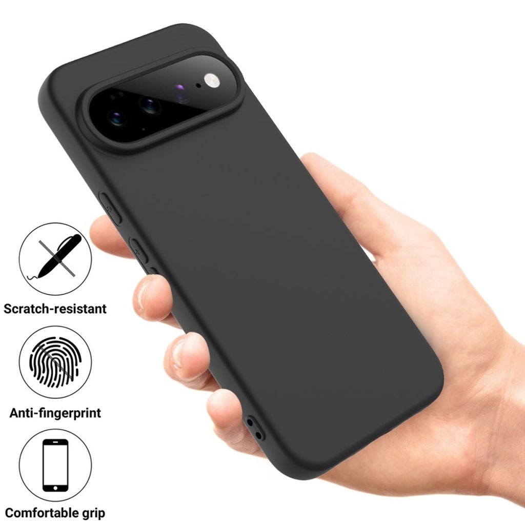 Google Pixel 11 Pro XL Deksel I Silikon - Svart
