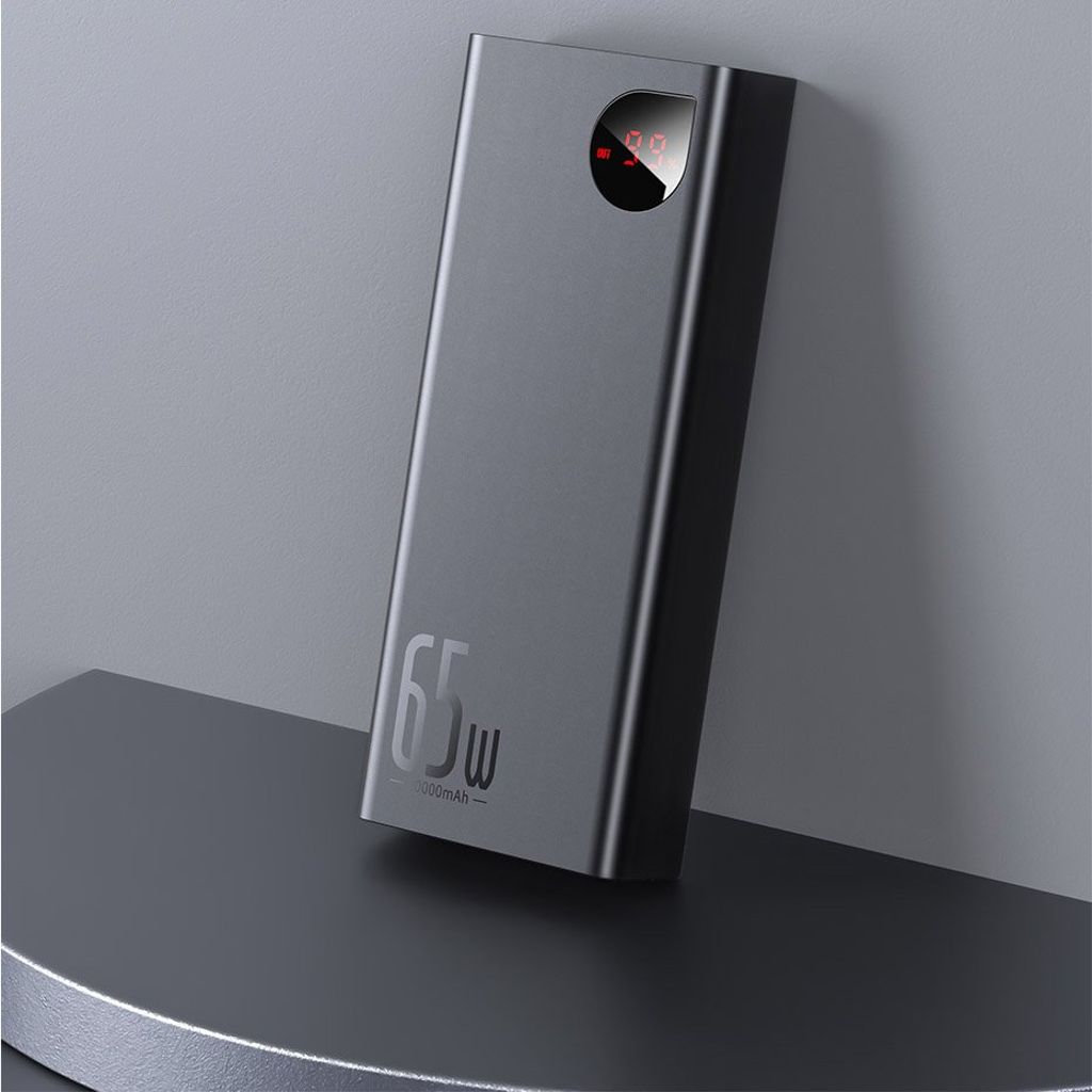 Baseus Adaman powerbank 20000mAh 65W – svart