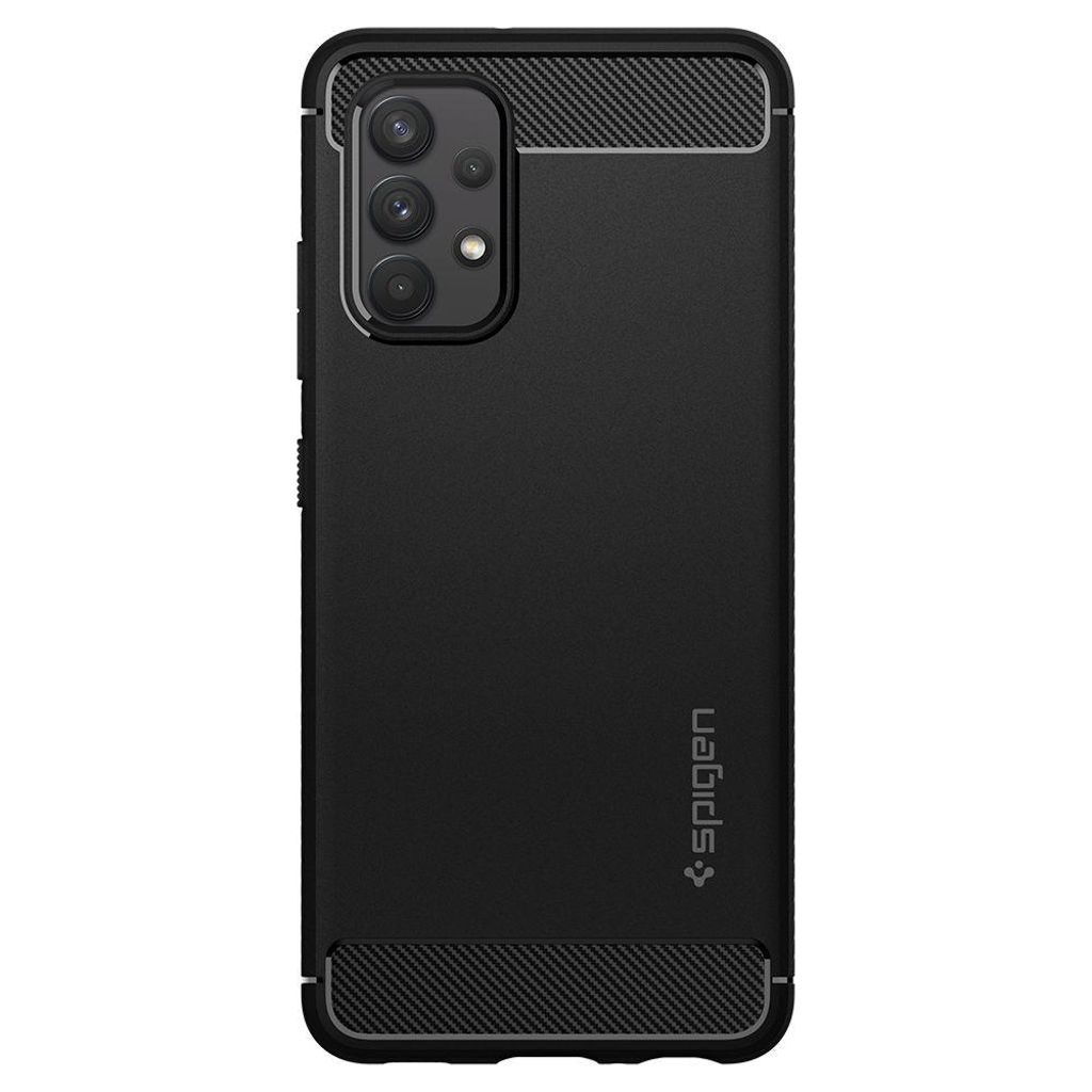 Spigen Rugged Armor Deksel til Samsung Galaxy A52/A52S - Matte Black