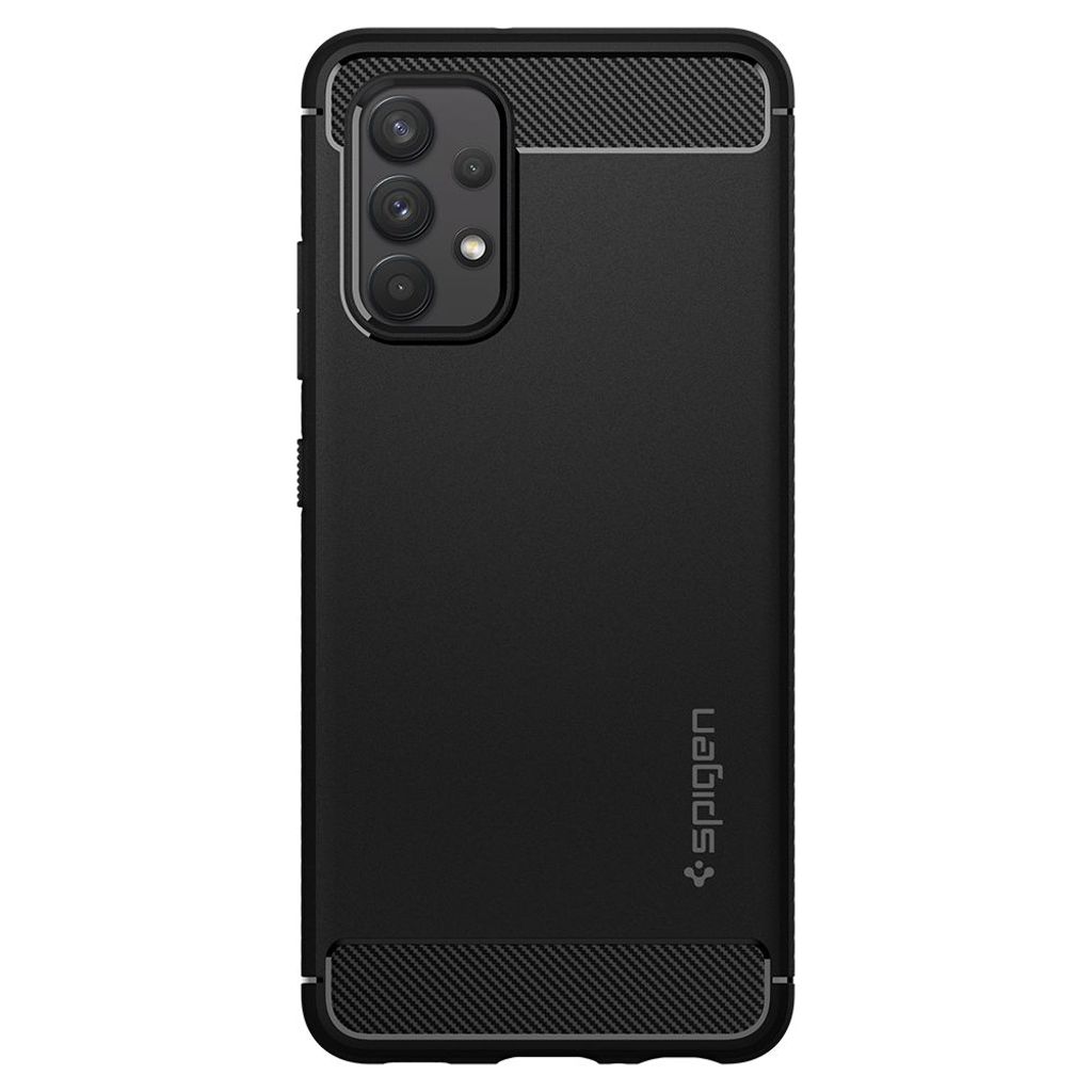 Spigen Rugged Armor Deksel til Samsung Galaxy A52/A52S - Matte Black