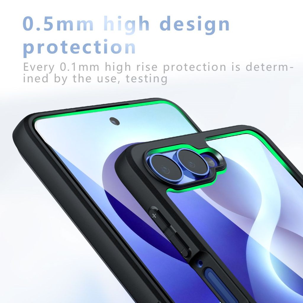 Samsung Galaxy Z Flip8 Mat Cover - Gennemsigtig
