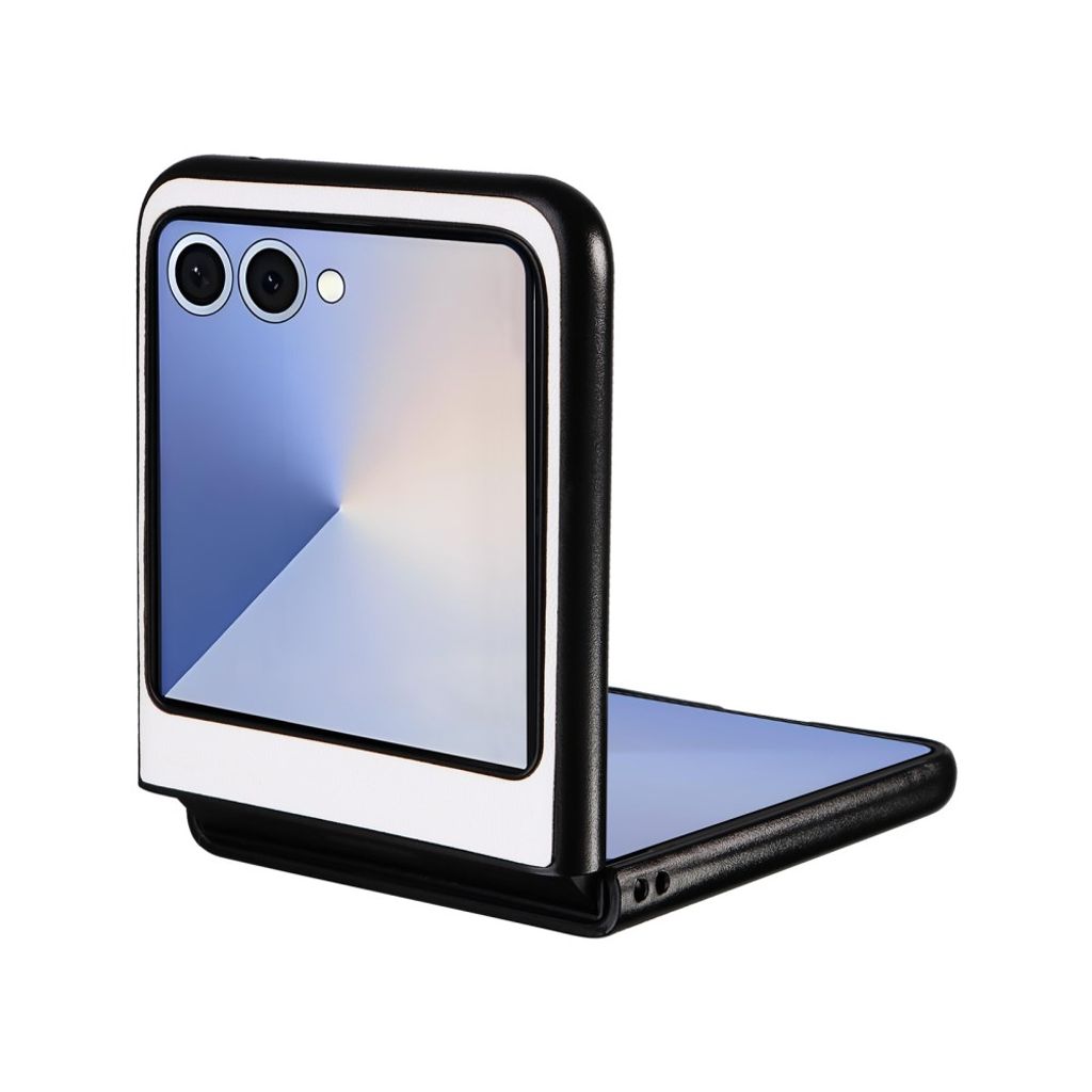 Samsung Galaxy Z Flip7 5G cover i PU-læder - Hvid