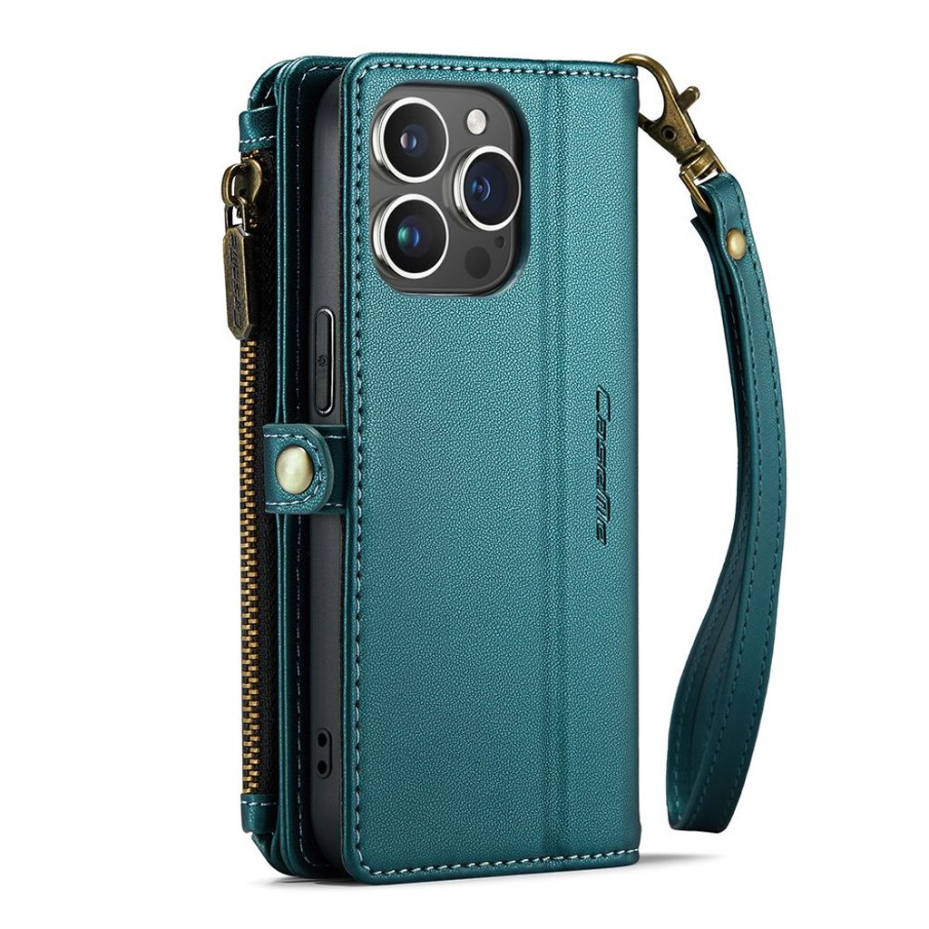 CASEME iPhone 13 Pro Max Lompakkokotelo Korttipaikat - Vihreä