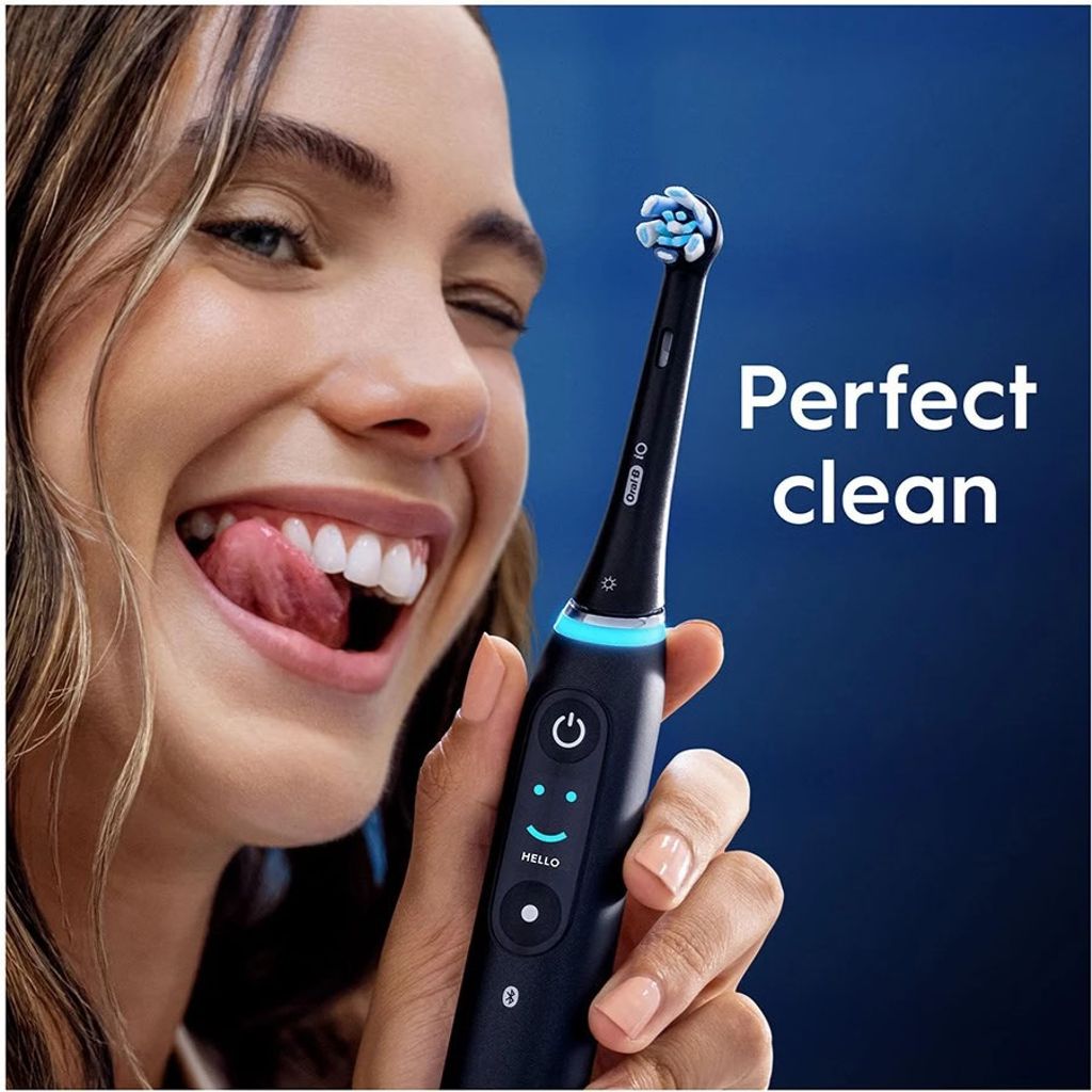 Oral-B iO Gentle Care tandbørstehoveder, 6-pak - hvide