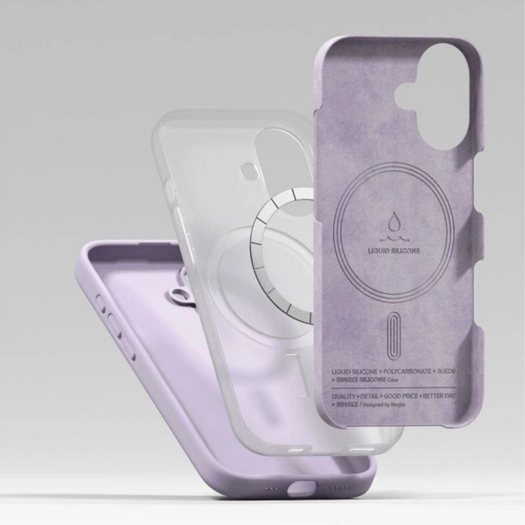 Ringke Silicone MagSafe Case for iPhone 17 - Purple