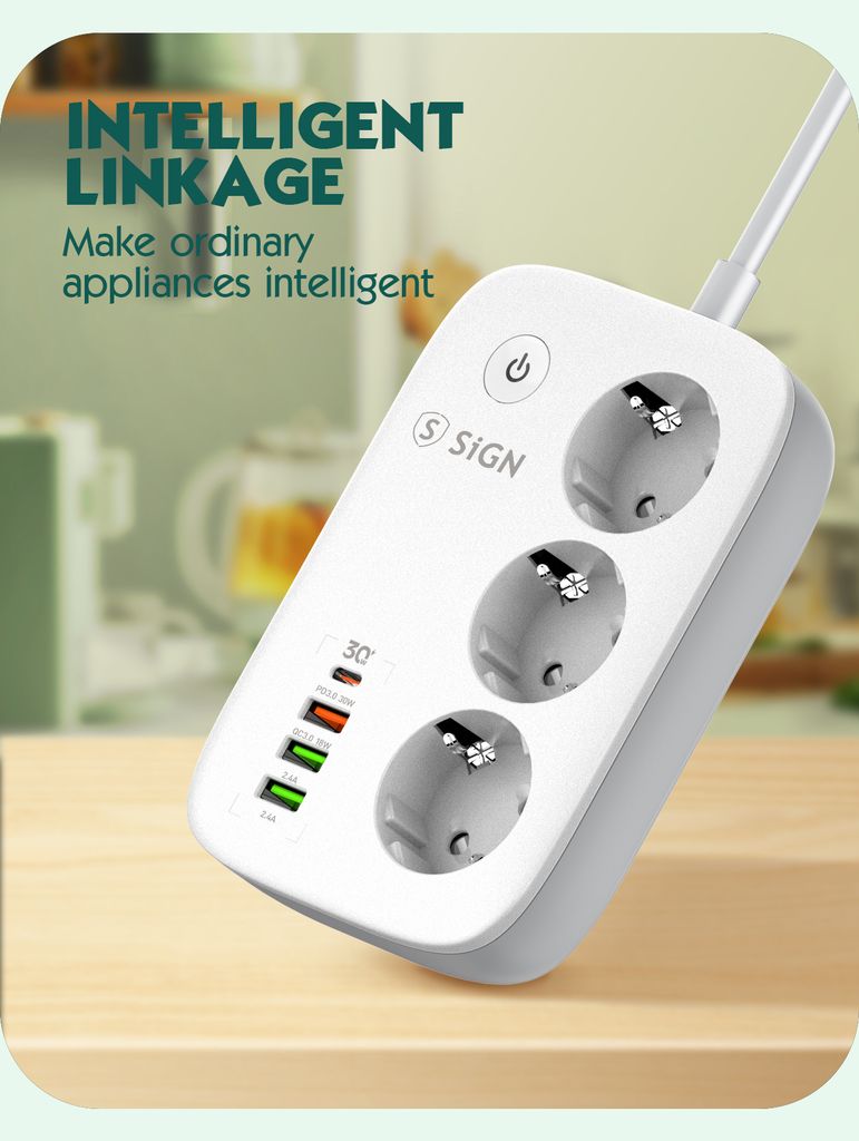 SiGN Smart WiFi Power Strip 10A