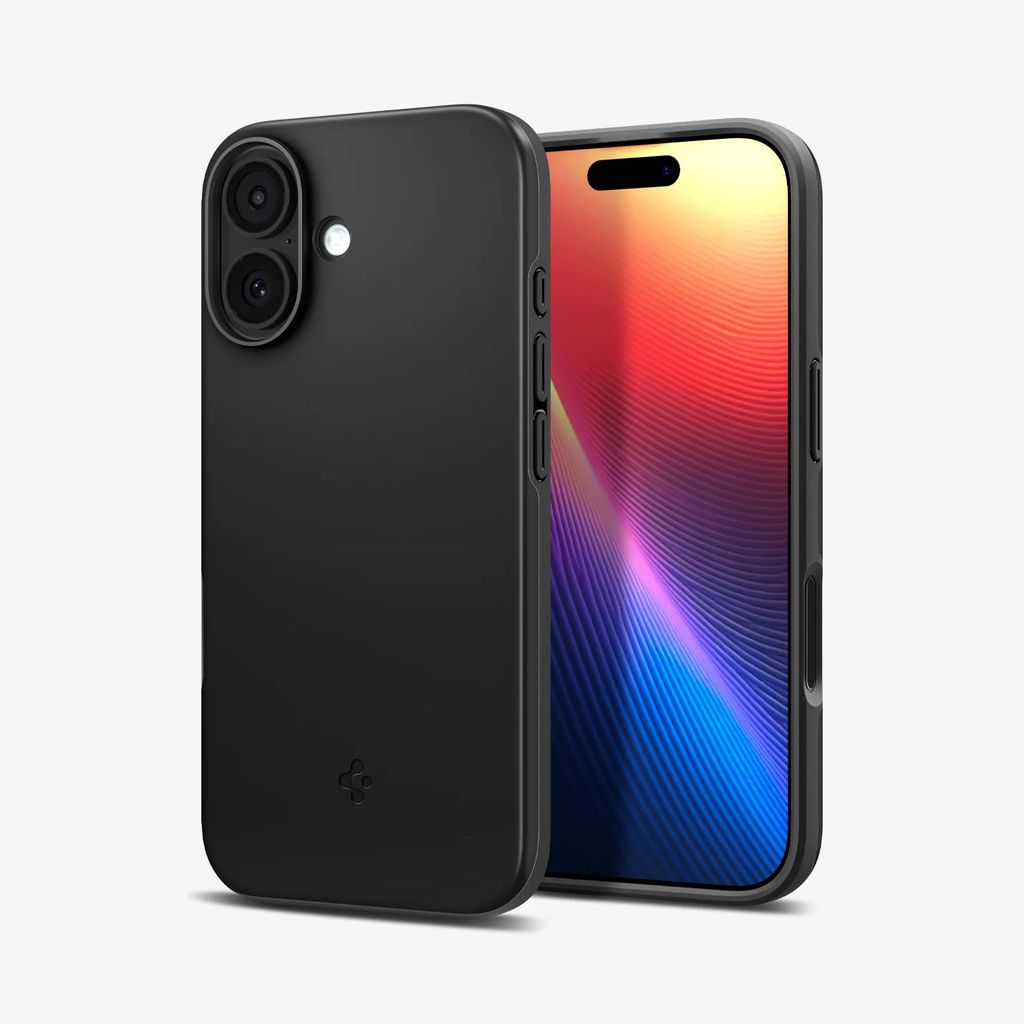 Spigen iPhone 17 Thin Fit MagFit Deksel - Svart