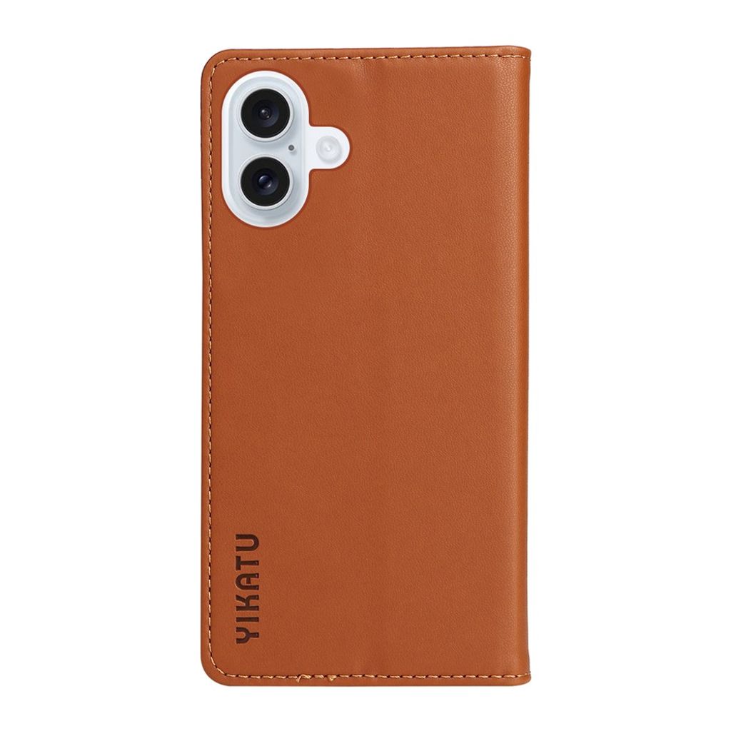 YIKATU iPhone 17 Wallet cover - Brown