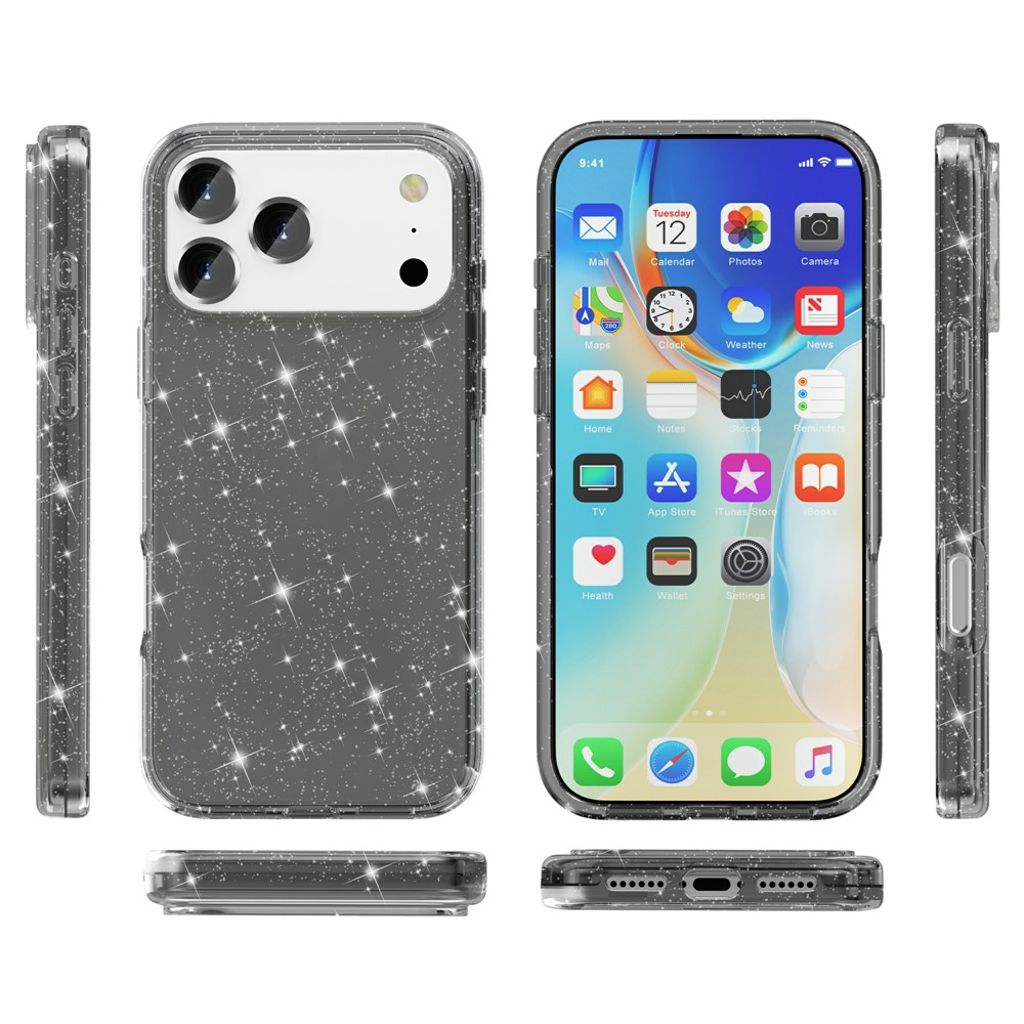 iPhone 17 Pro Max Acrylic Phone Case - Black