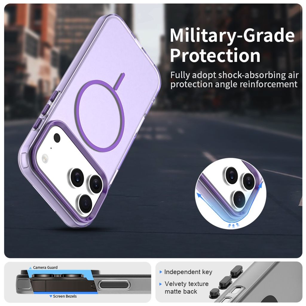 iPhone 18 Pro/17 Pro MagSafe Deksel - Lilla