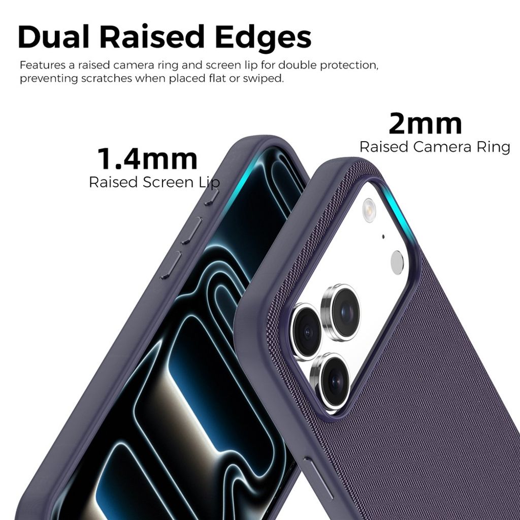 iPhone 18 Pro MagSafe Cover med Tech Fabric - Lilla
