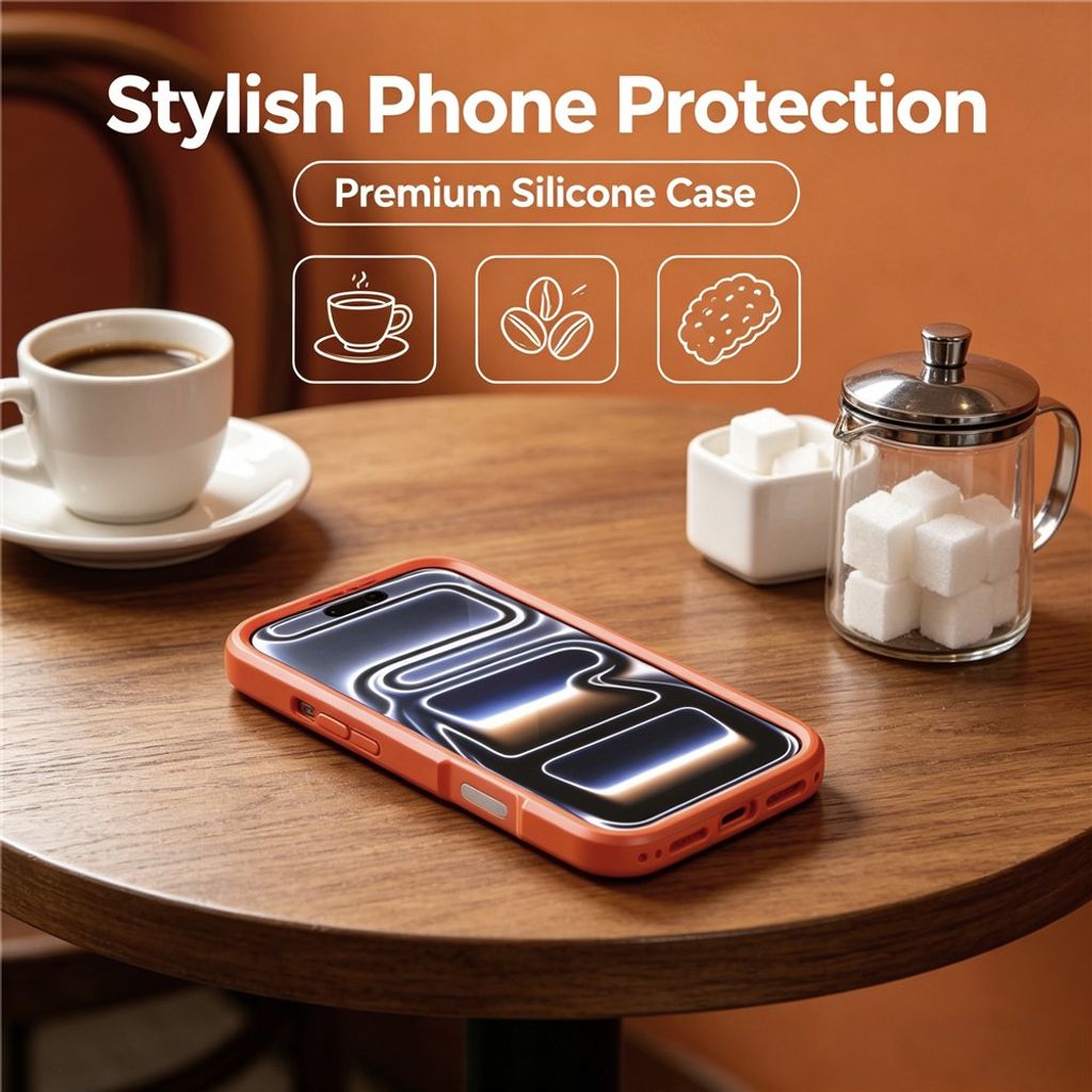 iPhone 18 Pro/17 Pro MagSafe Cover Stødsikkert - Orange