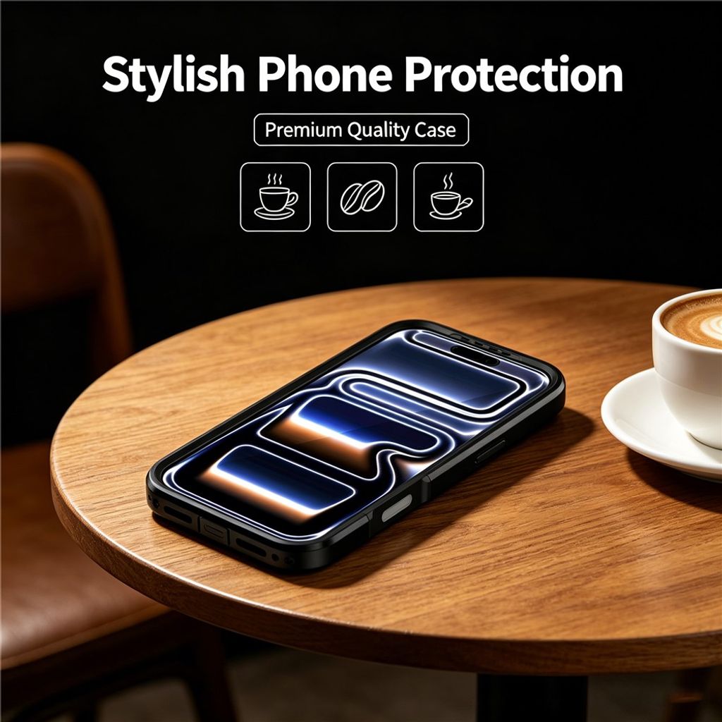 iPhone 18 Pro/17 Pro MagSafe Cover Stødsikkert - Sort