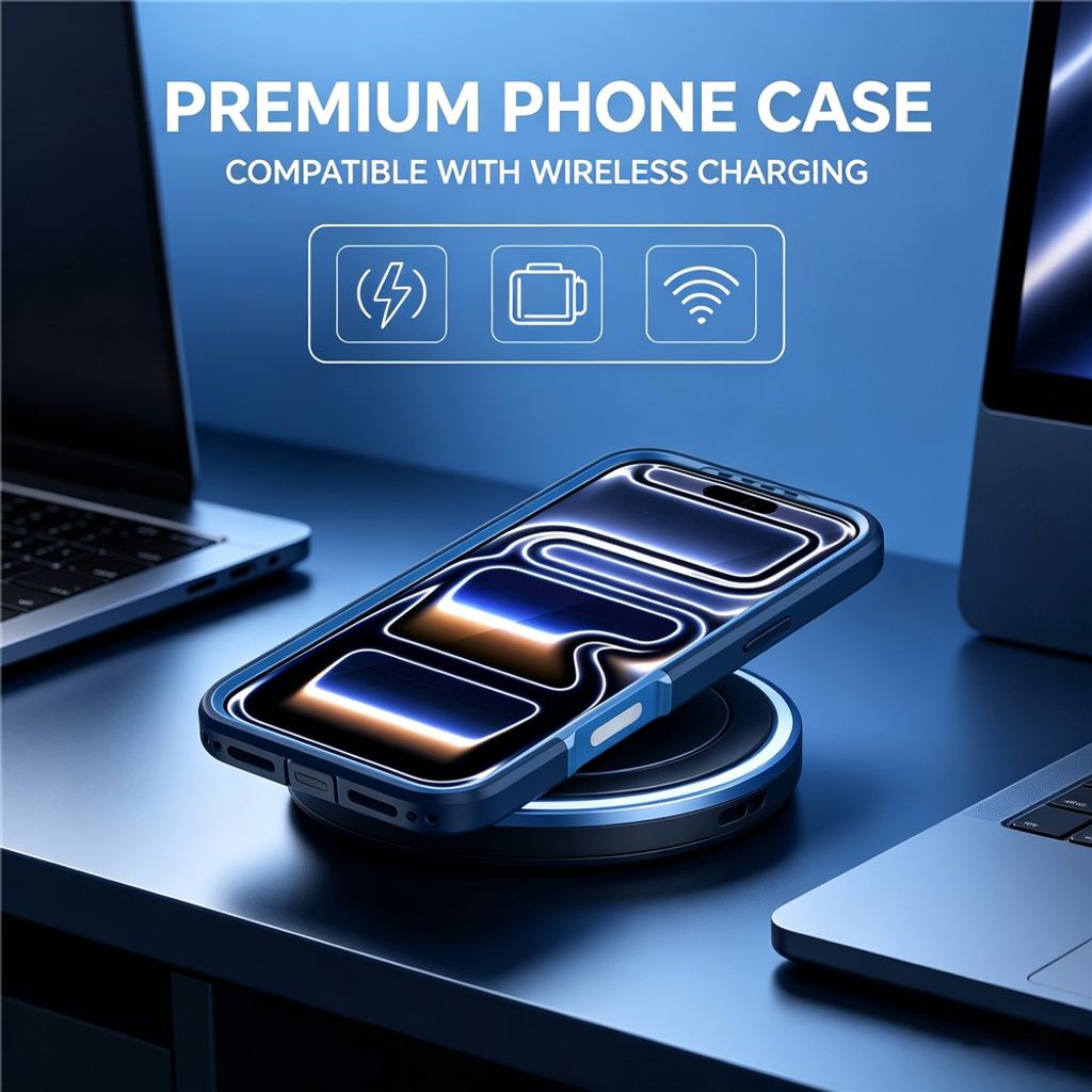 iPhone 18 Pro/17 Pro MagSafe Cover Stødsikkert - Blå