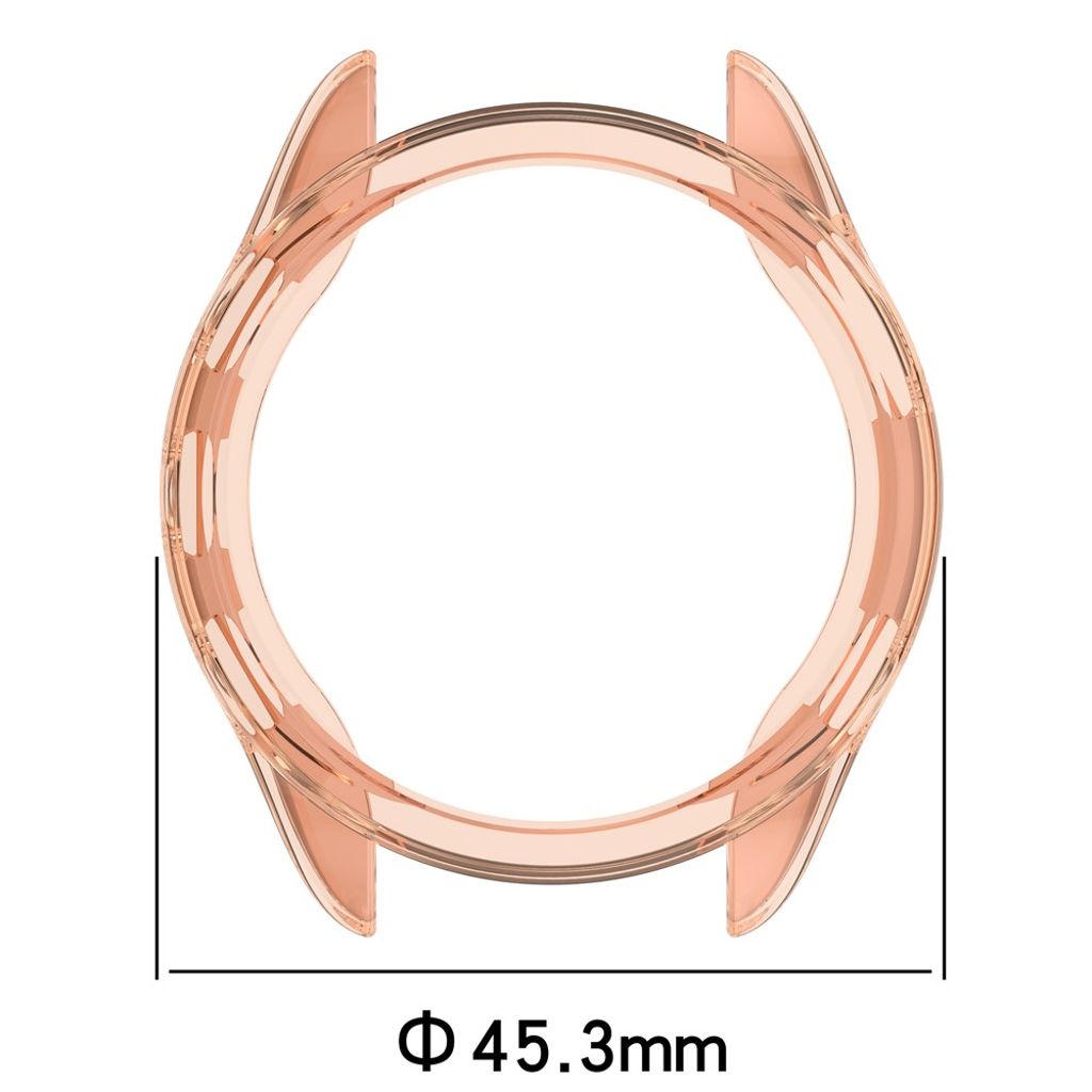 Garmin Forerunner 165/165 Music TPU-cover - Gennemsigtig sort