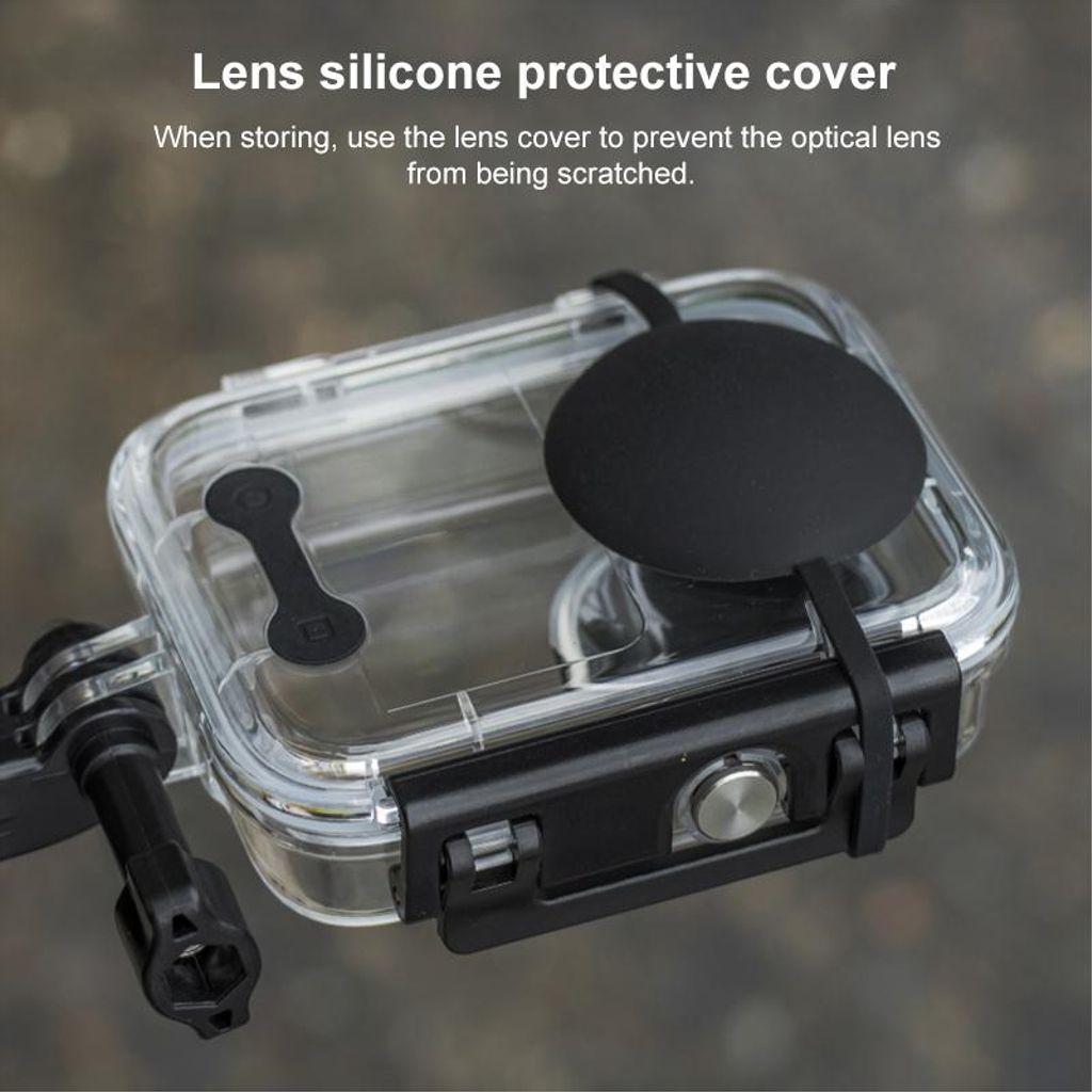 DJI Osmo 360 dybt vandtæt etui op til 50 m med silikone linsedæksel