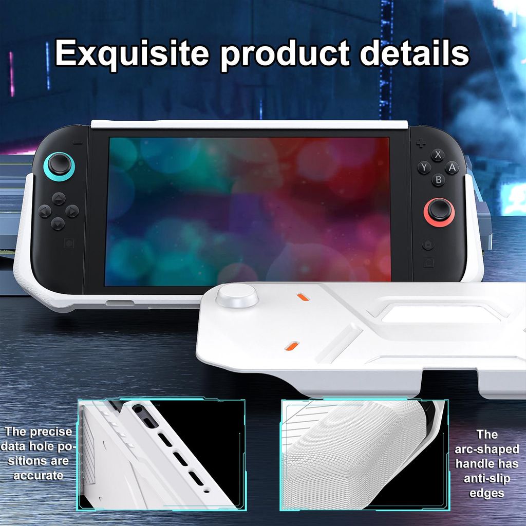 XDcase Nintendo Switch 2 beskyttelsesdeksel – hvit