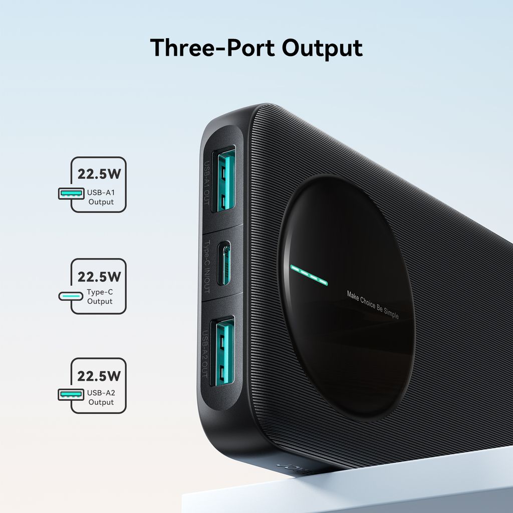 Joyroom JR-PBF12 Pro 22.5W Snabbladdande Powerbank 10000mAh – svart