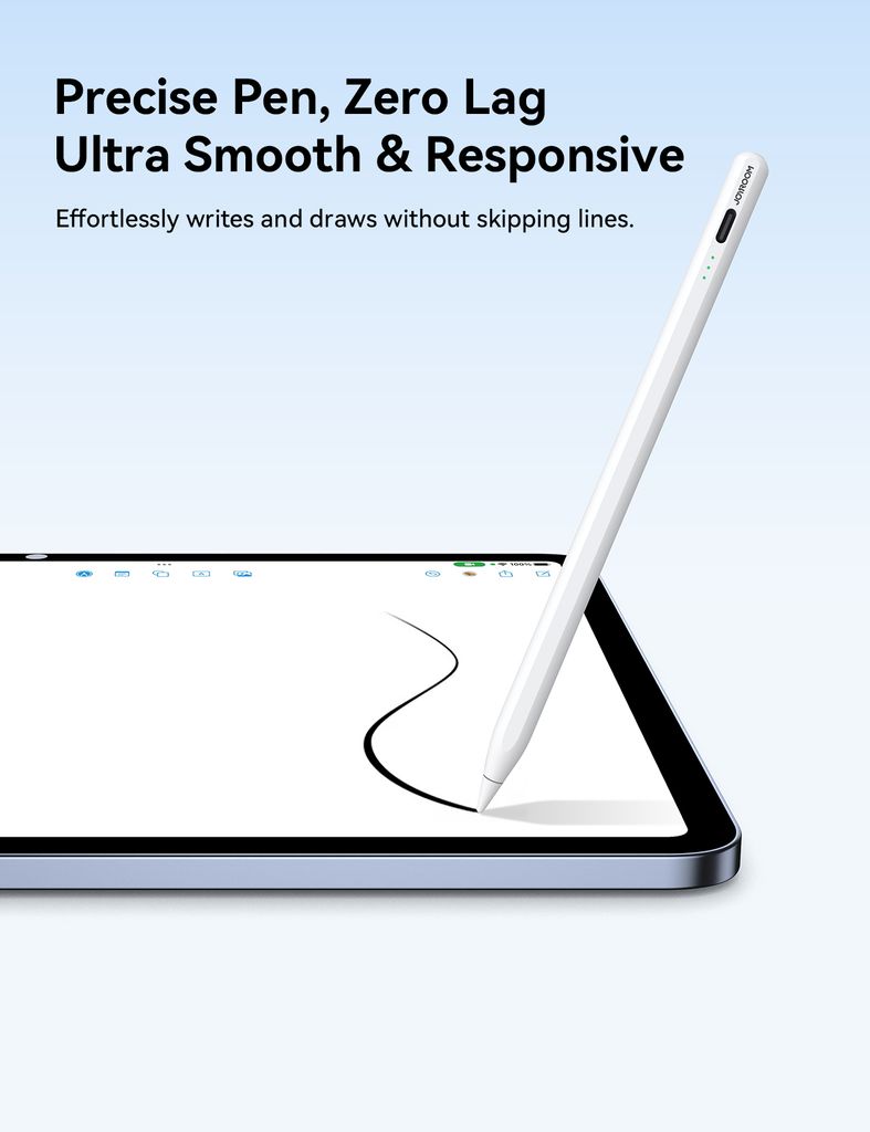 Joyroom JR-X15 Pro Aktiv Kapacitiv Stylus Pen - Sort
