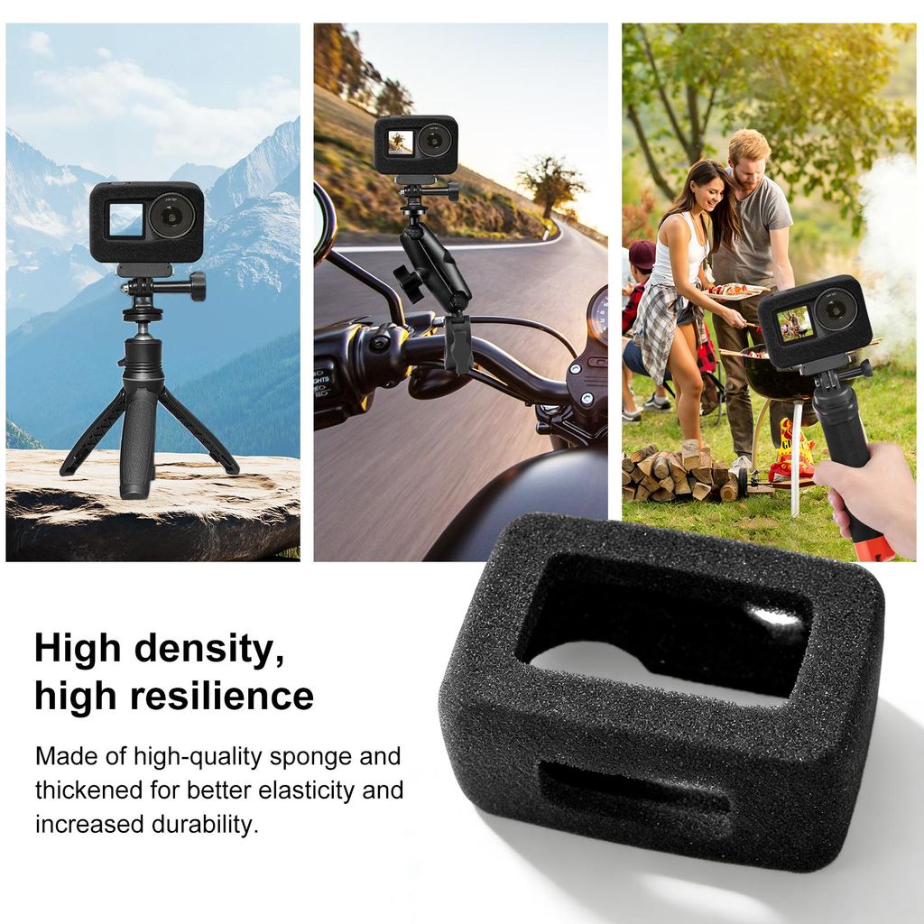 PULUZ Højdensitets Skumbeskytter til DJI Osmo Action 6 – Sort
