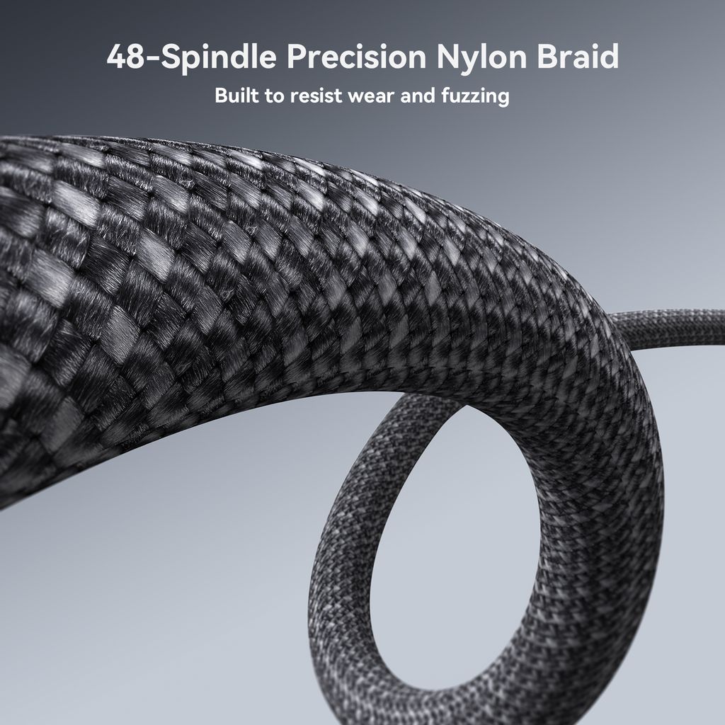 Joyroom S-A57 RapidX-serien hurtigladekabel 100W USB-C til 2x USB-C – Grå