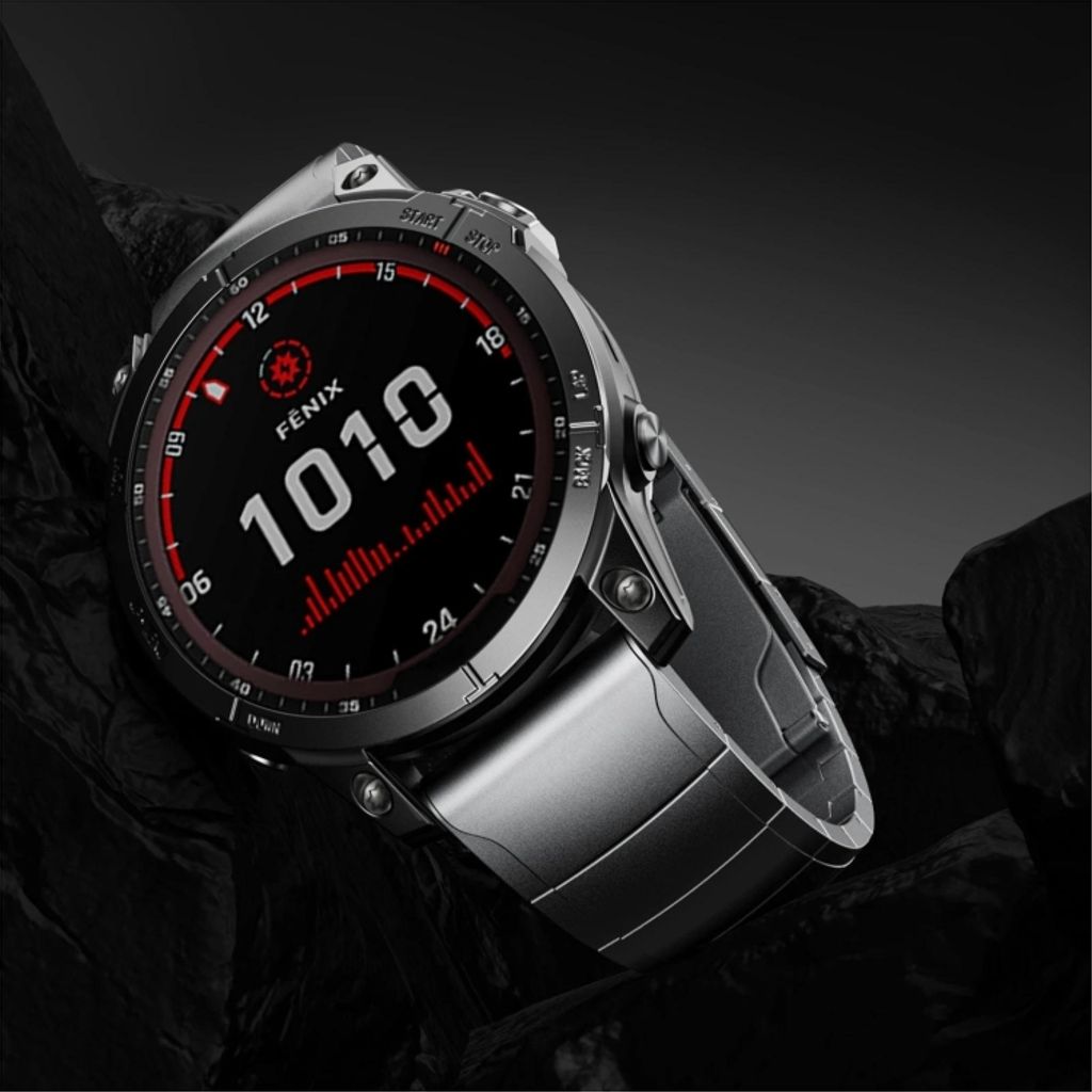 Garmin Enduro 3 Urrem i titanlegering med hurtigudløsning - Sort