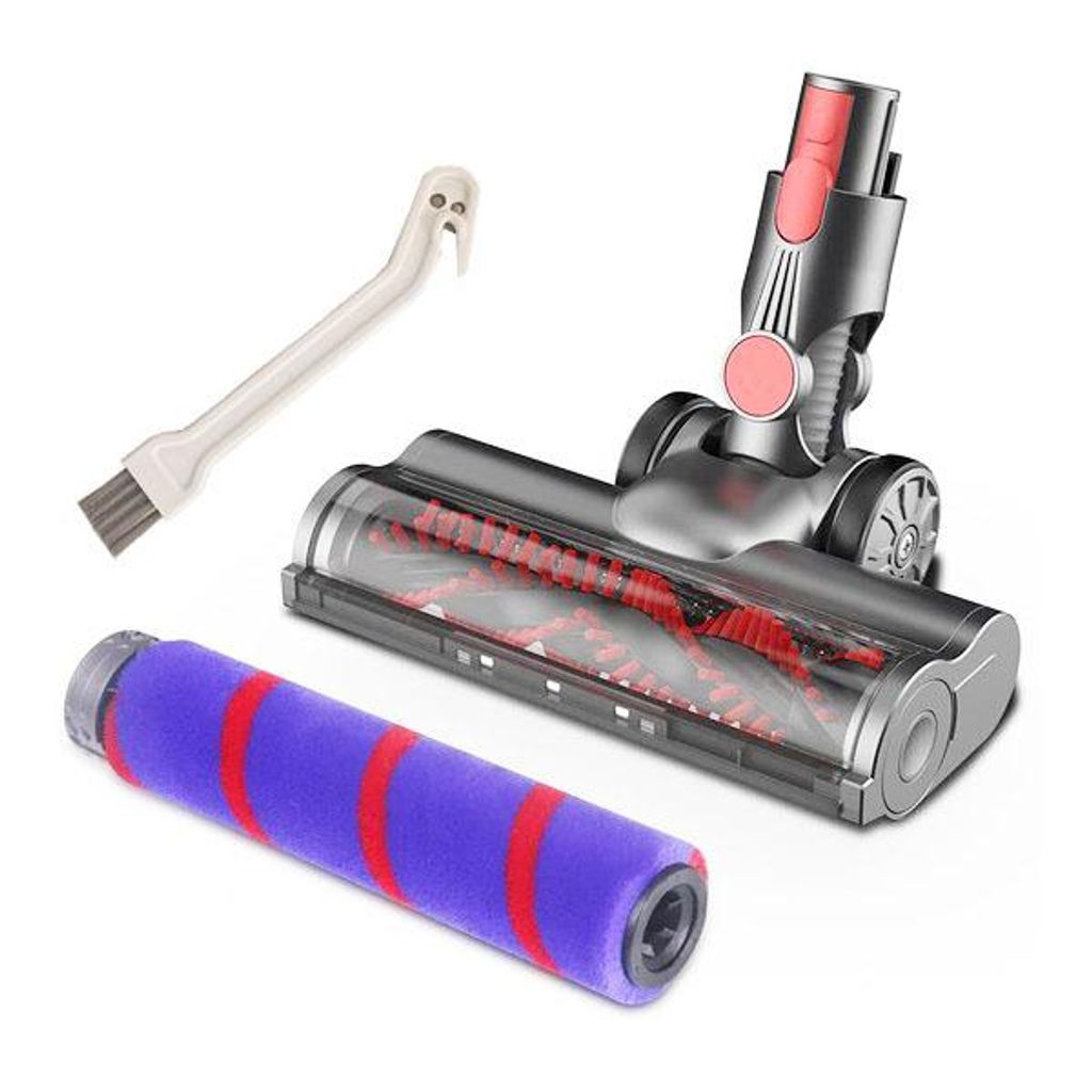 Gulvbørste i karbonfiber med rullebørste til Dyson V7/V8/V10/V11/V15