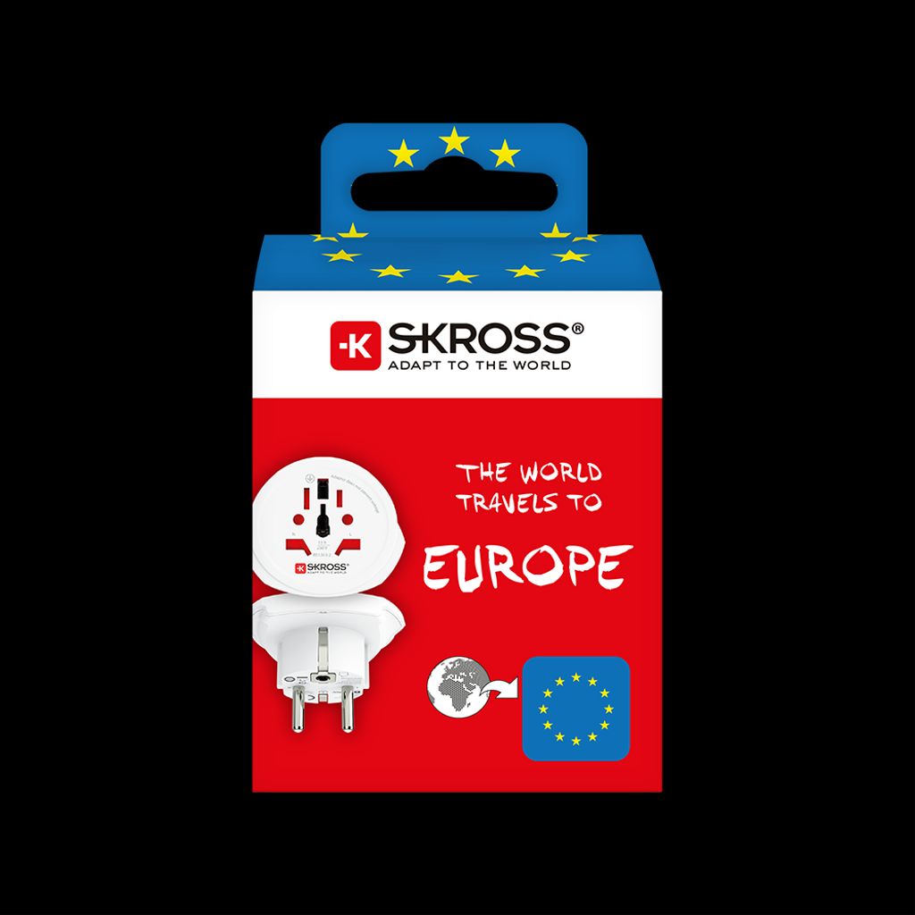 SKROSS Reiseadapter Verden til Europa