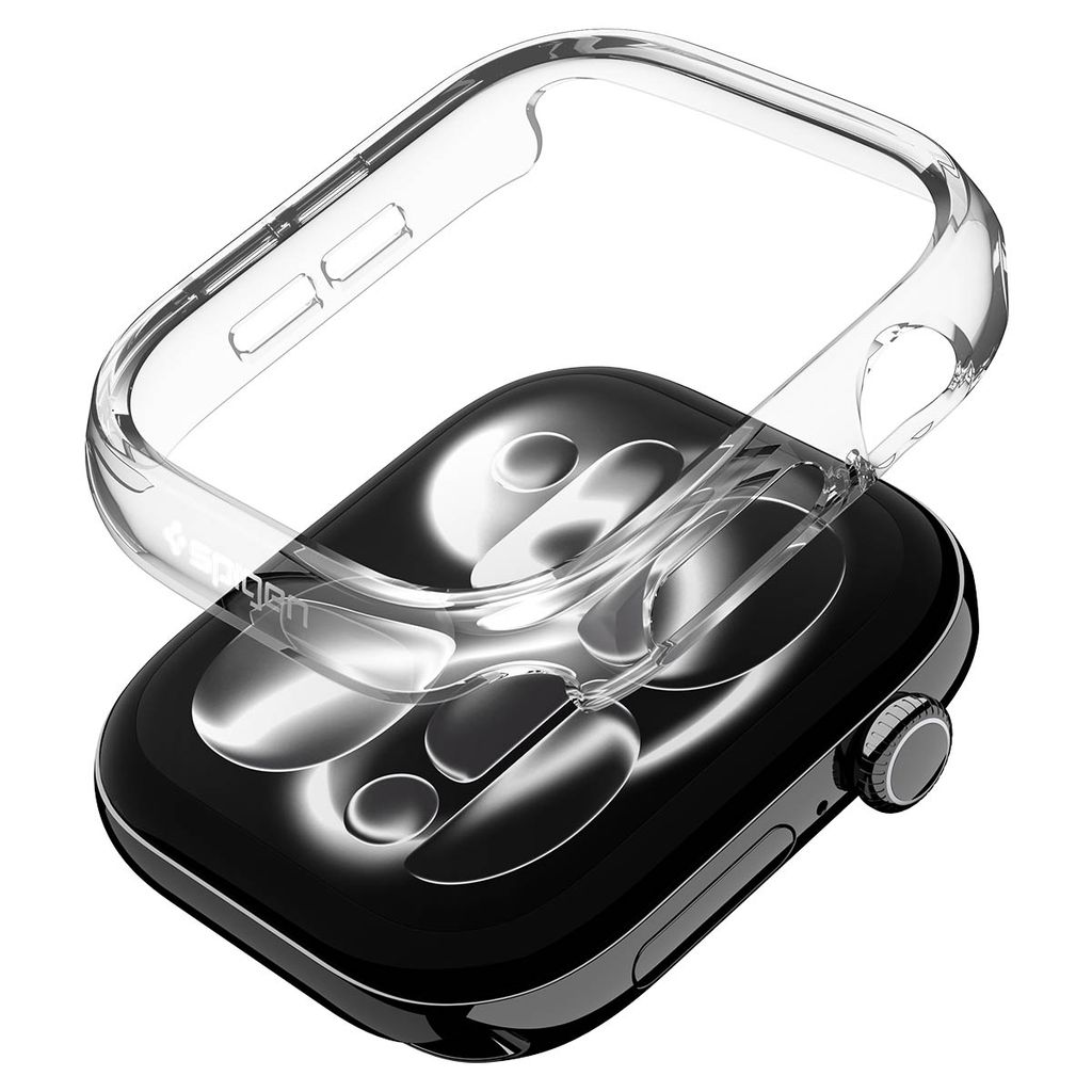 Spigen Apple Watch 12 (42mm) kuori Thin Fit - Läpinäkyvä