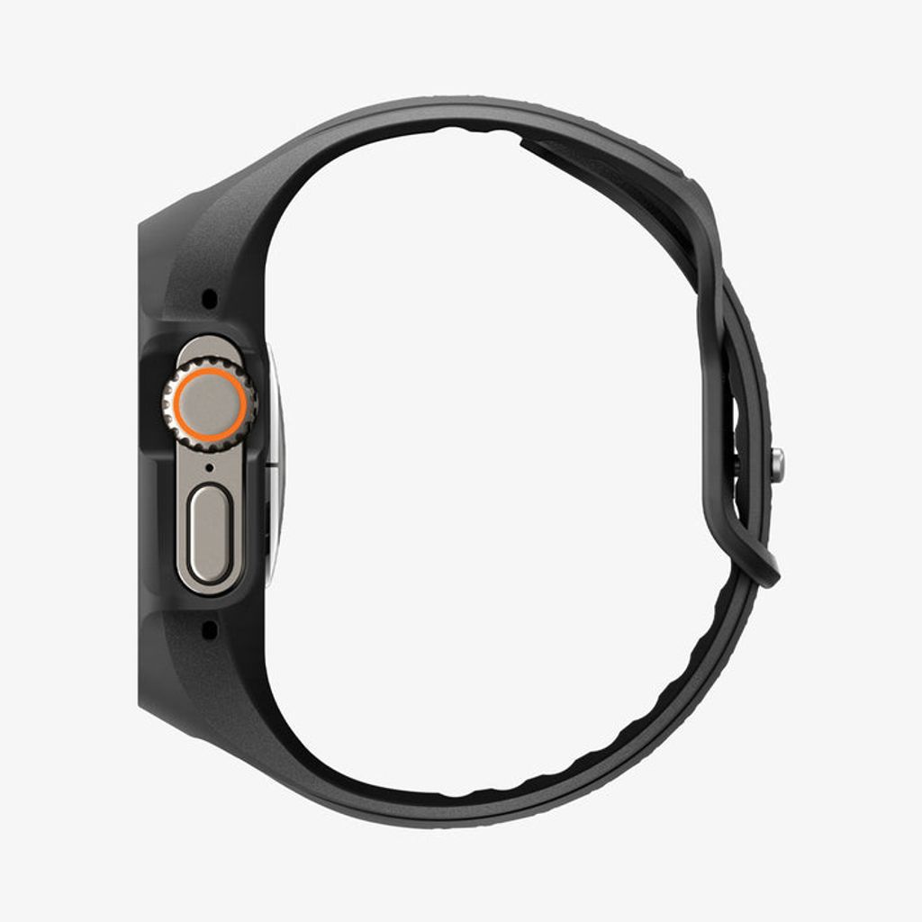 Spigen 3in1 Kellonranneke + Kuori + Näytönsuoja Apple Watch Ultra 4/3/2/1 (49mm) - Musta