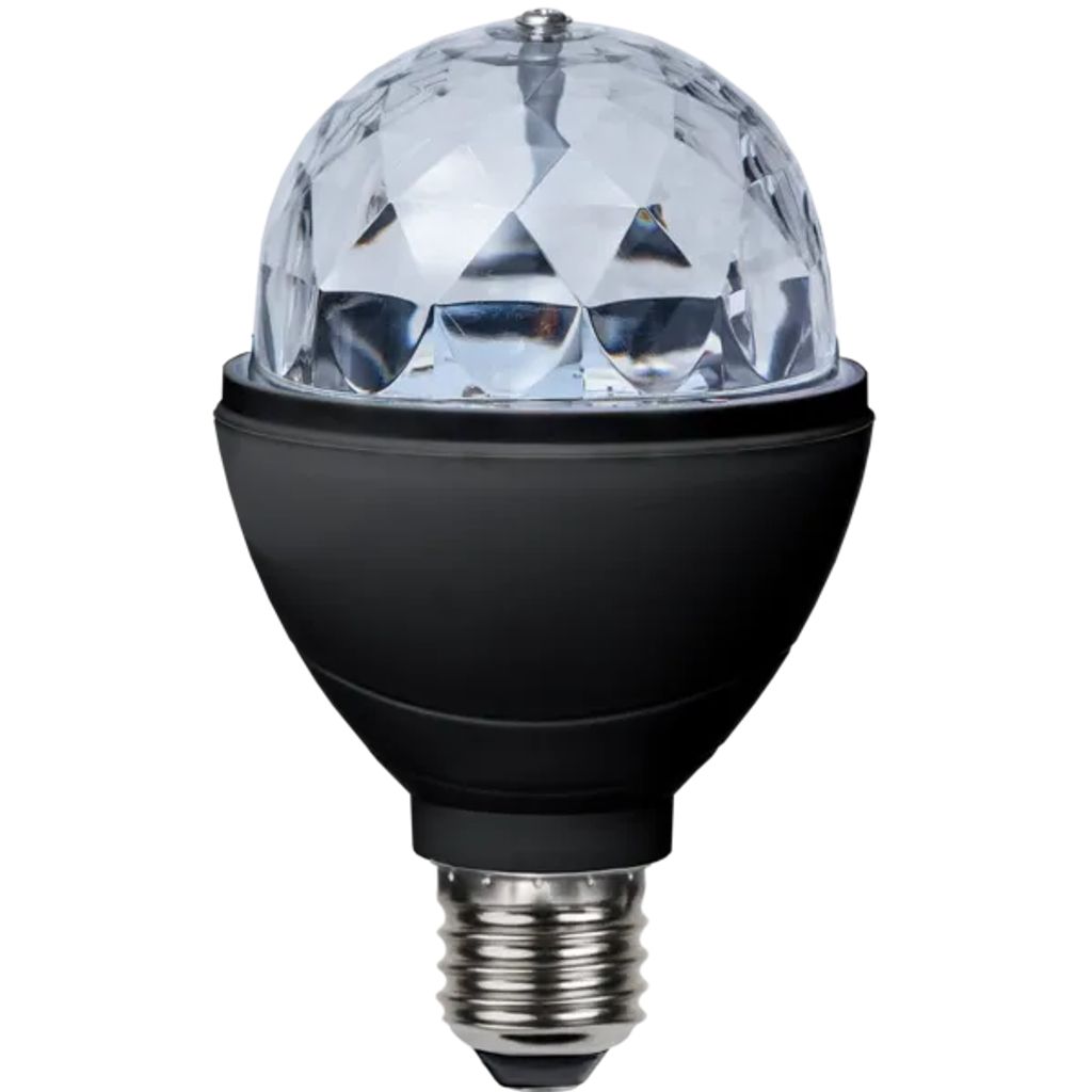 Star Trading LED-Lampe E27 Disco – Schwarz