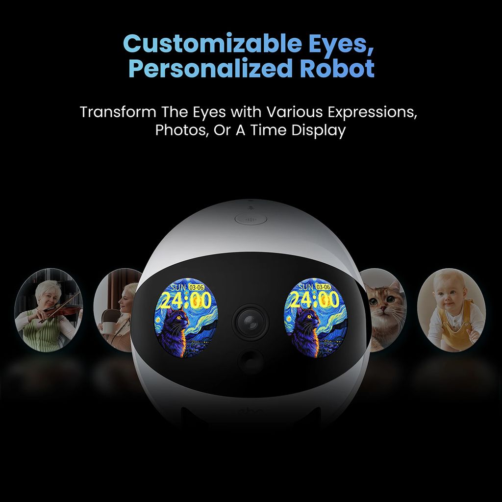 EBO Air2 Plus Companion Robot - Gray