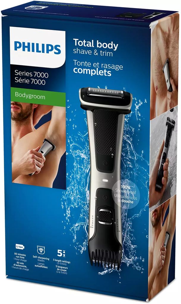 Philips Bodygroom Series 7000 BG7025/15 – Brusebestandig kropsplejer