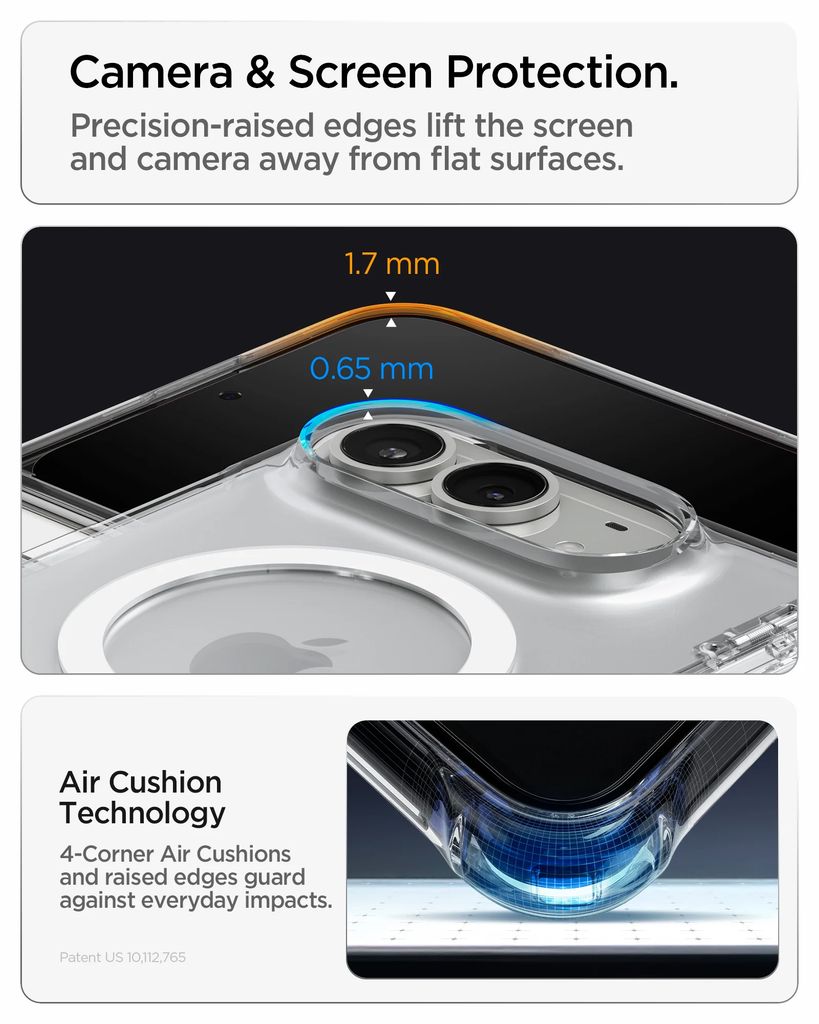 Spigen Ultra Hybrid Pro MagFit Skal till iPhone Duo - Transparent vit